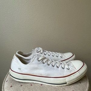 Converse All Star White Classic Low Tops Unisex Women’s 11 Men’s 9